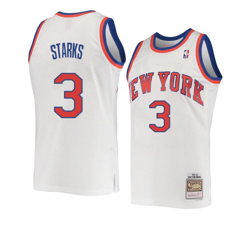 john starks swingman jersey hardwood classics white