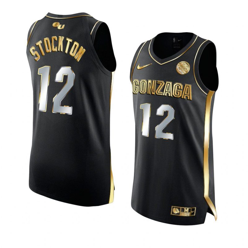 john stockton golden editon jersey march madness final four black