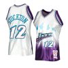 john stockton jazz jersey 1996 97 hardwood classics platinum 75th anniversary