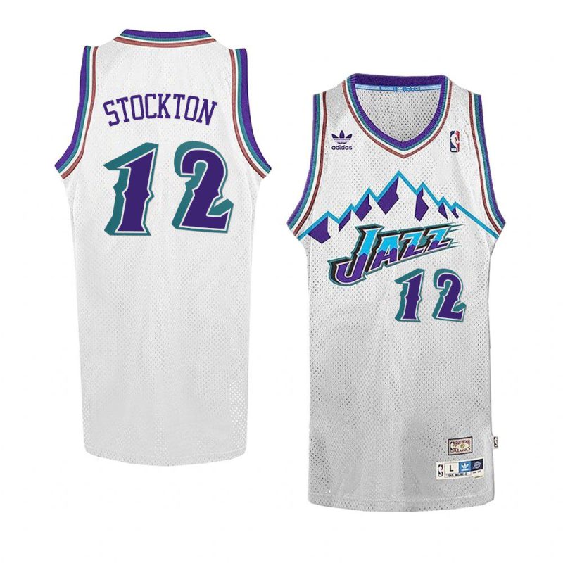 john stockton jersey soul white men's