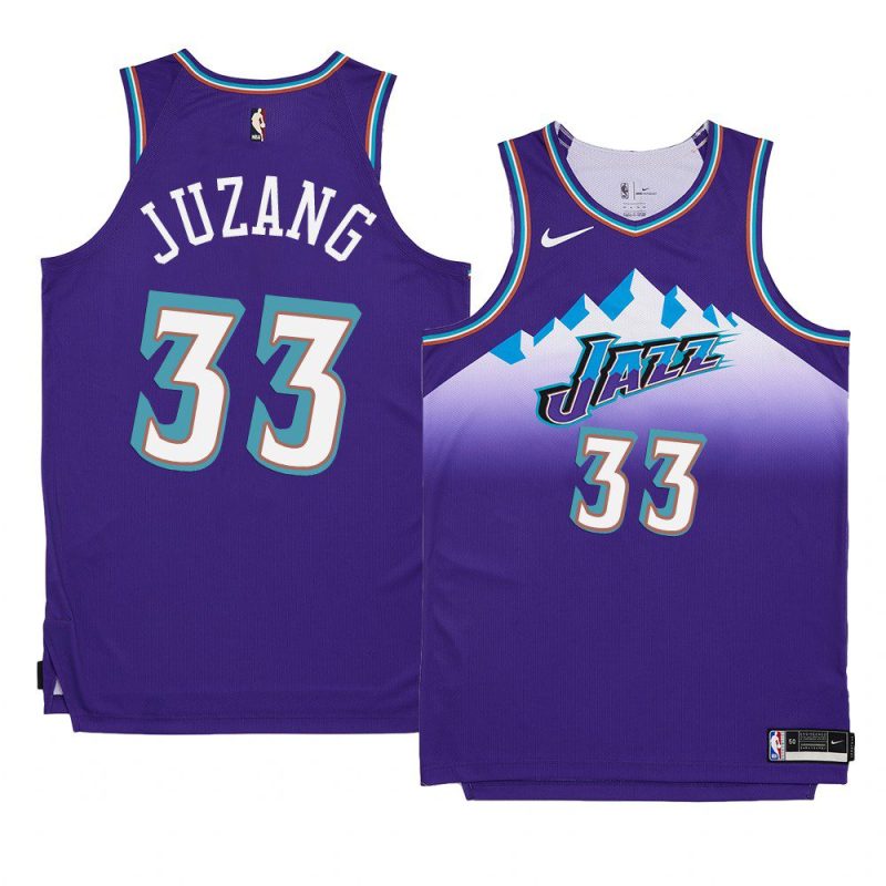 johnny juzang jazzjersey 2022 23hardwood classics purple