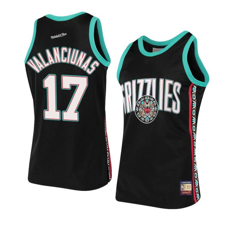 jonas valanciunas jersey hardwood classics black team heritage men's