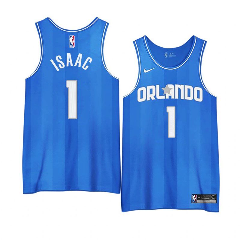 jonathan isaac jersey 2020 21 city edition 3.0 blue