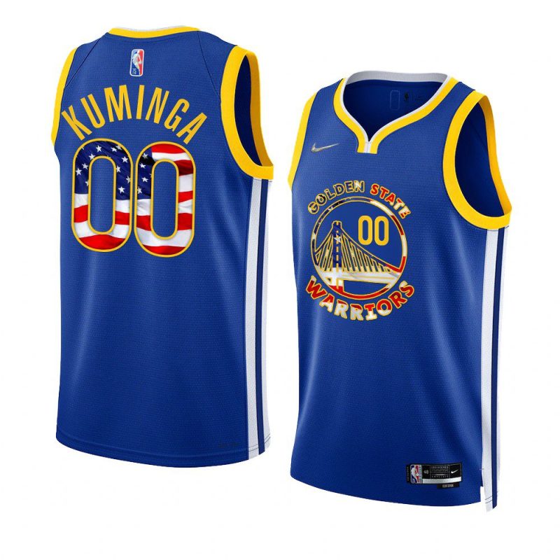 jonathan kuminga jersey 2022 4th of july royal