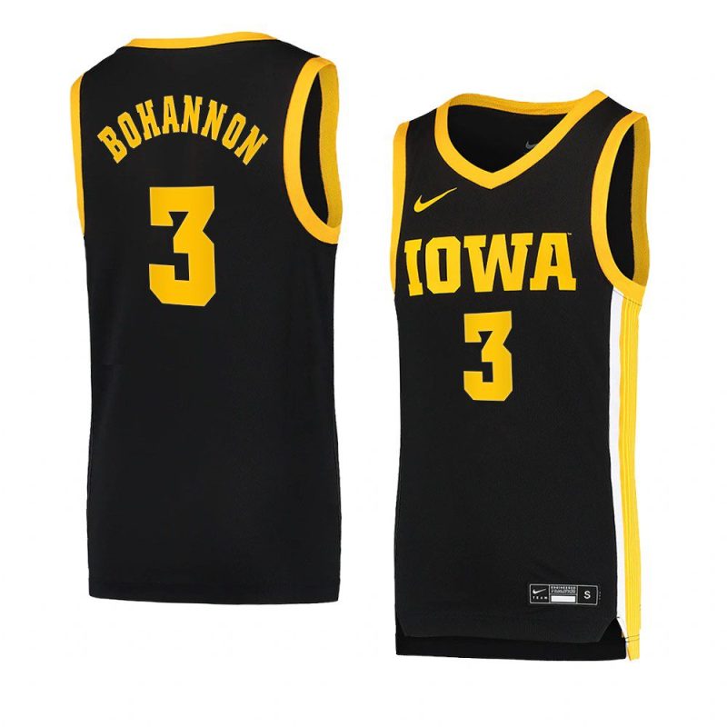 jordan bohannon dri fit swingman jersey basketball black