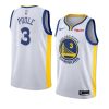 jordan poole jersey association edition white poole men's