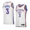 josh giddey men swingman jersey association edition white