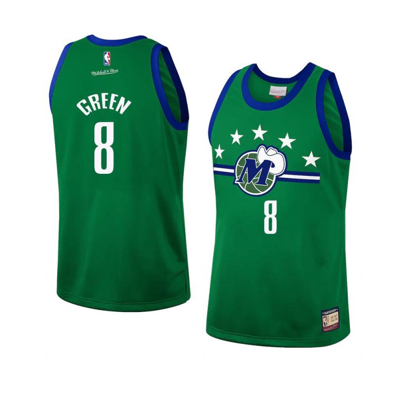 josh green fashion jersey hardwood classics green