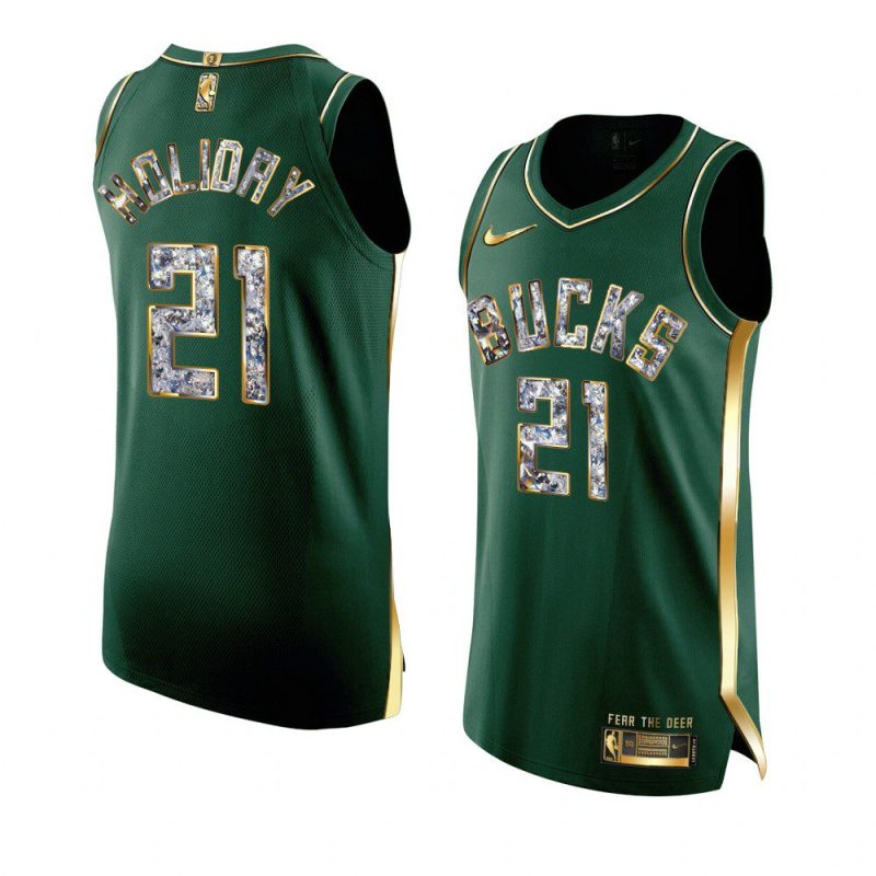 jrue holiday bucksjersey 2022 nba playoffs green