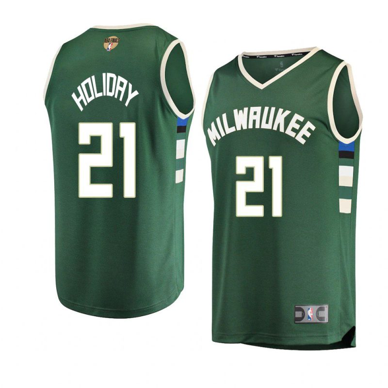 jrue holiday icon edition jersey 2021 nba finals green