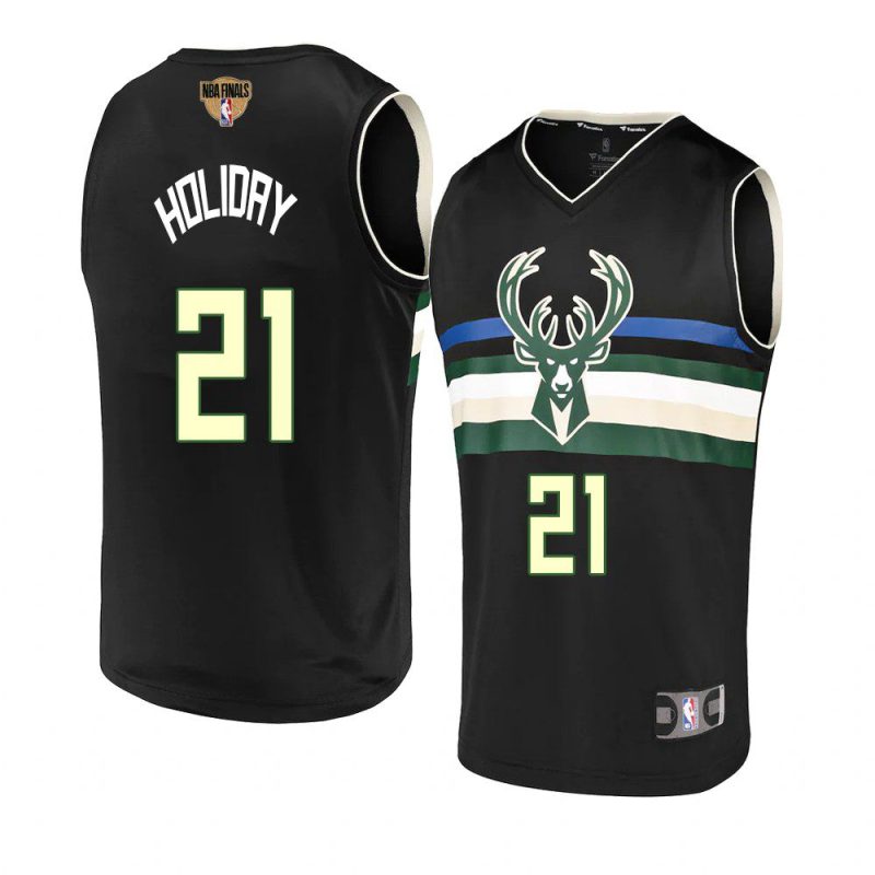 jrue holiday statement edition jersey 2021 nba finals black