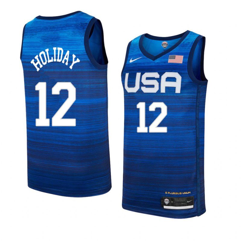 jrue holiday tokyo olympics jersey basketball navy 2021