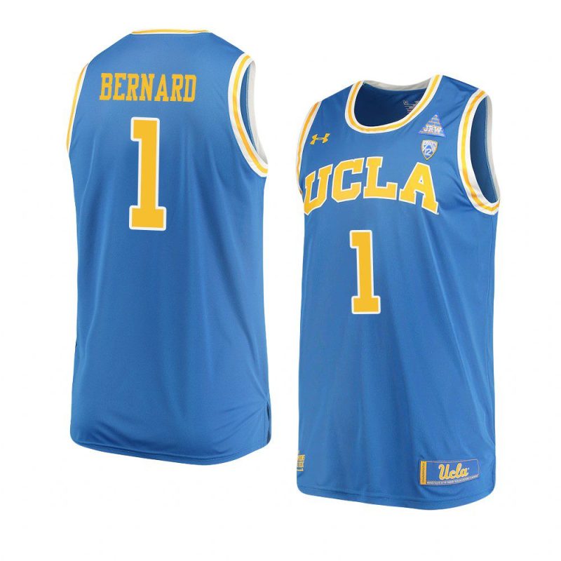 jules bernard replica performance jersey college basketball blue