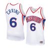 julius erving jersey throwback 90s white