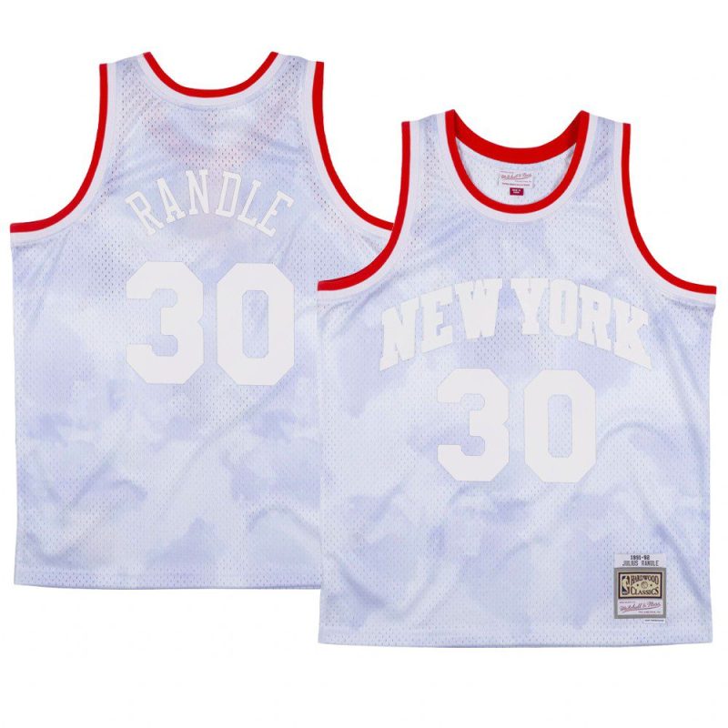 julius randle jersey cloudy skies white