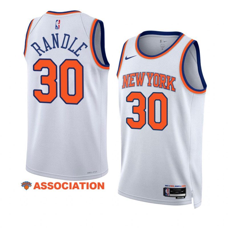 julius randle knicksjersey 2022 23association edition whiteswingman