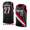 jusuf nurkic blazersjersey 2022 23icon edition blackswingman