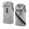 jusuf nurkic jersey earned edition gray swingman men's