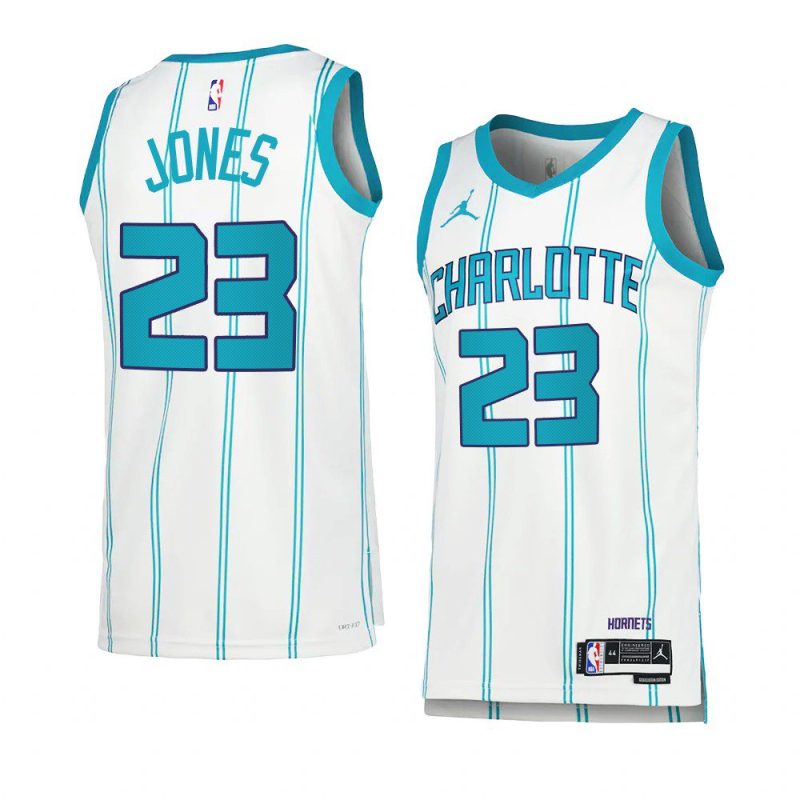 kai jones hornetsjersey 2022 23association edition whiteswingman