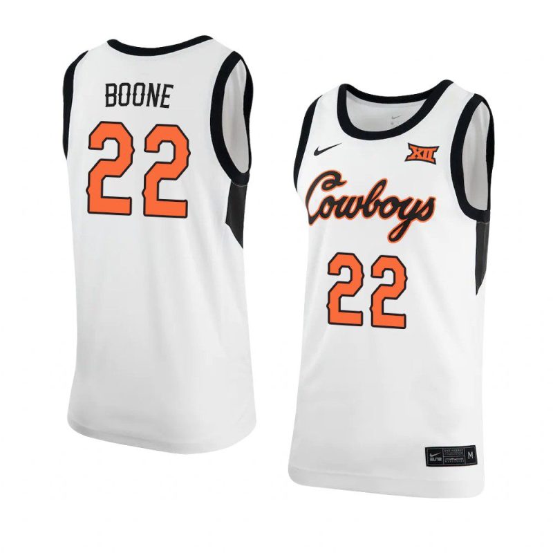 kalib boone retro replica jersey basketball white