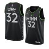 karl anthony towns black city edition jersey