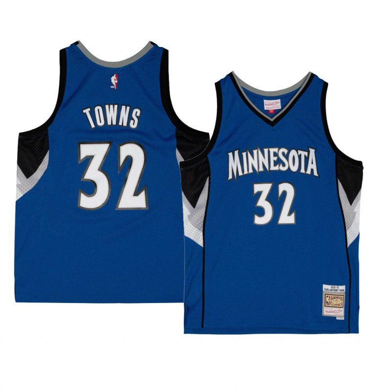 karl anthony towns swingman jersey road 2015 16 blue