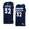 karl anthony towns timberwolvesjersey 2022 23icon edition navyswingman