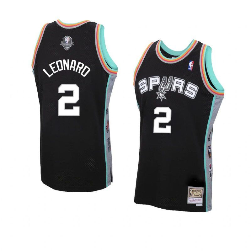 kawhi leonard retired player jersey hardwood classics black 2021