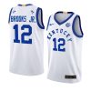 keion brooks jr. basketball jersey 2022 big blue bahamas white