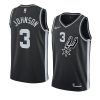 keldon johnson jersey earned edition black swingman men