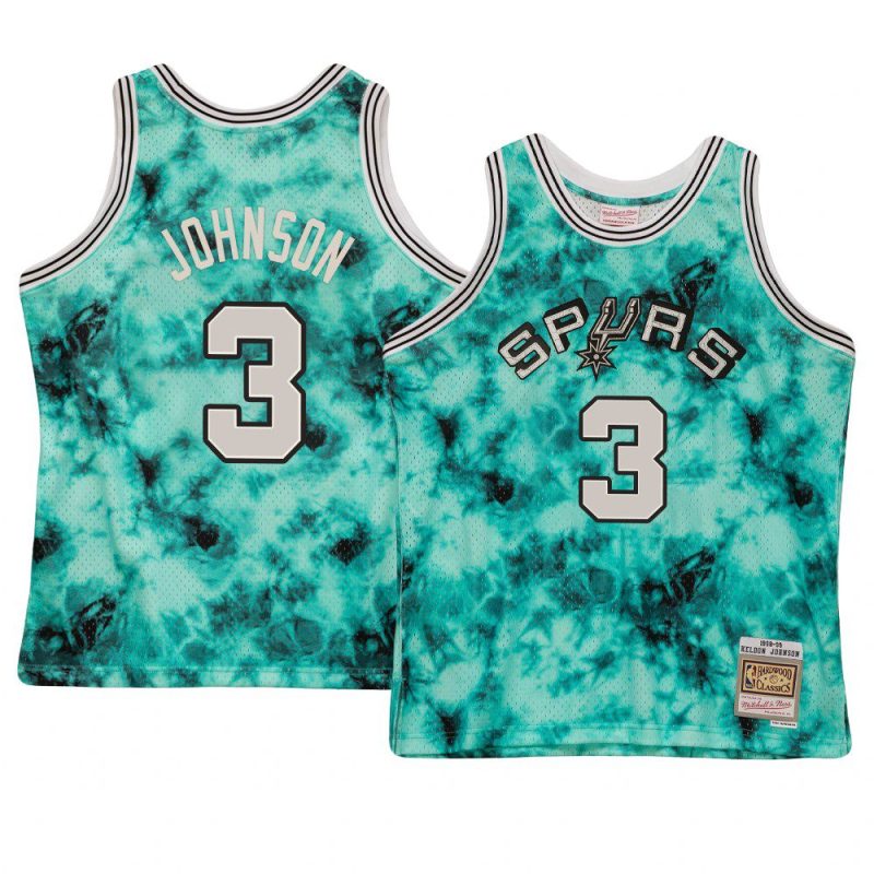 keldon johnson jersey galaxy teal