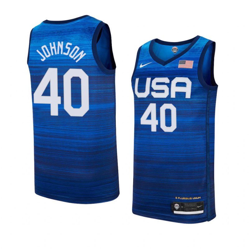 keldon johnson player jersey 2021 tokyo olympics navy