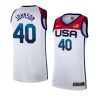 keldon johnson player jersey 2021 tokyo olympics white