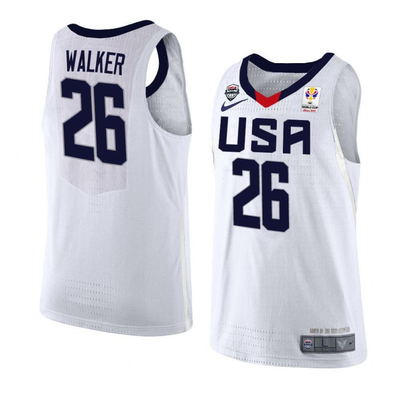 kemba walker world cup jersey white