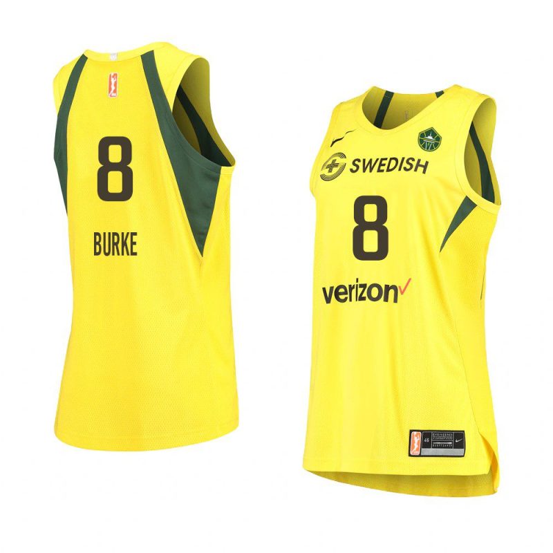 kennedy burke women's jersey authentic yellow 2021