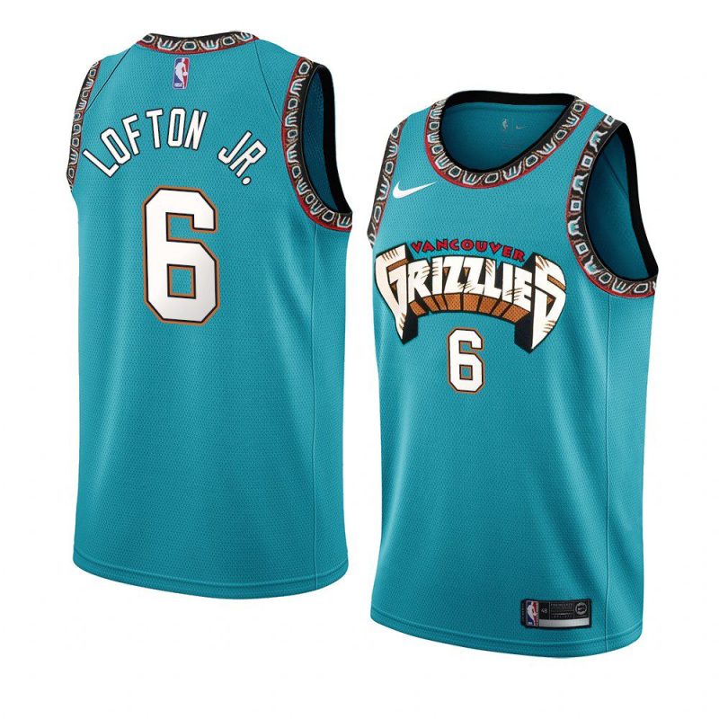 kenneth lofton jr. grizzliesjersey 2022hardwood classics blue