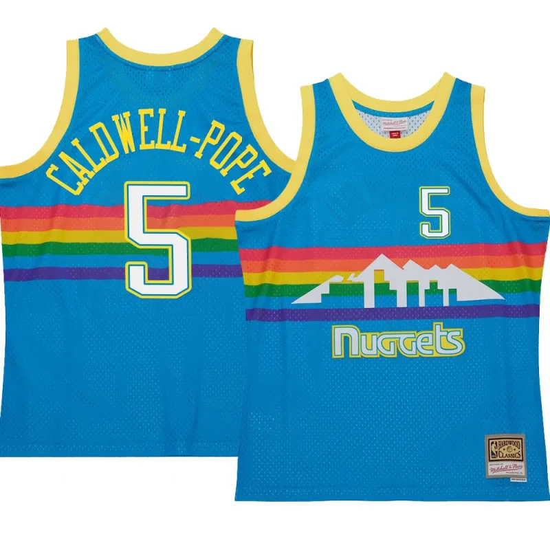 kentavious caldwell pope jersey neon tropical blue hardwood classics