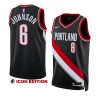 keon johnson blazersjersey 2022 23icon edition blackswingman