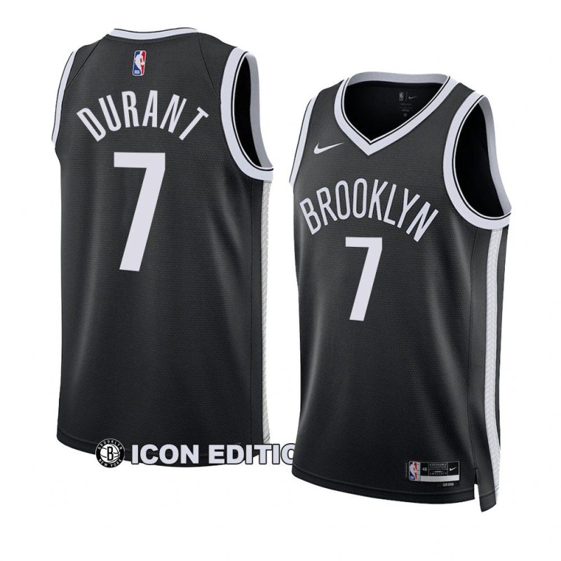 kevin durant netsjersey 2022 23icon edition blackswingman