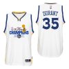 kevin durantmen'swhite 2017 nba the finals champion swingman jersey