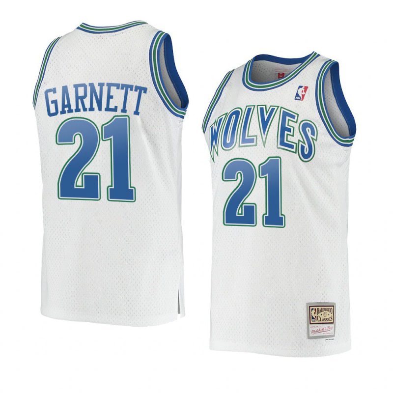 kevin garnett swingmanjersey hardwood classics white