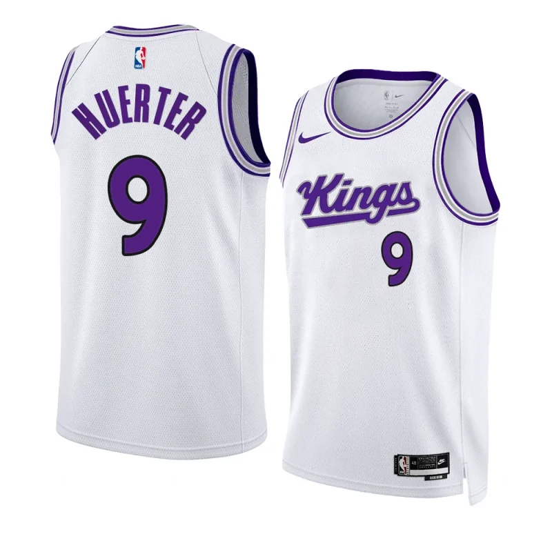 kevin huerter kingsjersey 2023 24association edition whiteswingman