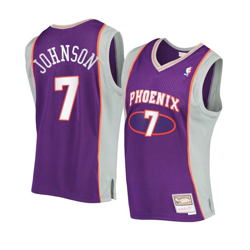 kevin johnson authentic hardwood classics jersey purple