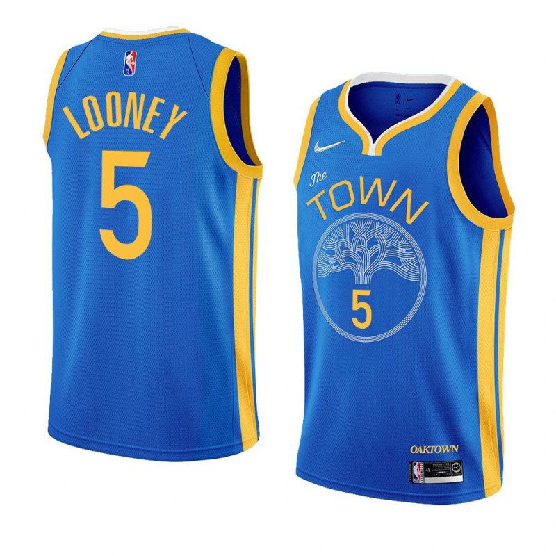 kevon looney blue earned edition jersey