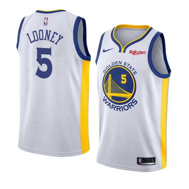 kevon looney jersey association edition white looney men's