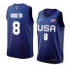 khris middleton away basketball jeysey tokyo olympics navy 2021