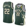 khris middleton earned jersey 2021 nba finals champions green