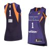 kia vaughn women's jersey authentic purple 2021