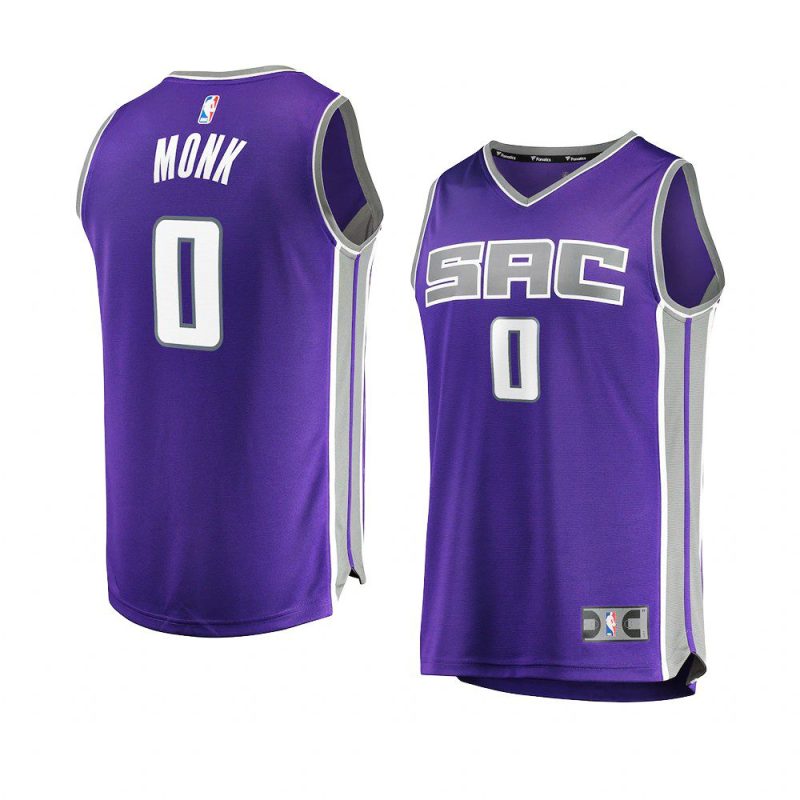 kings malik monk purple fast break replica icon edition jersey