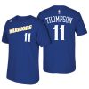 klay thompson short sleeved t shirt royal bluecrossover jersey